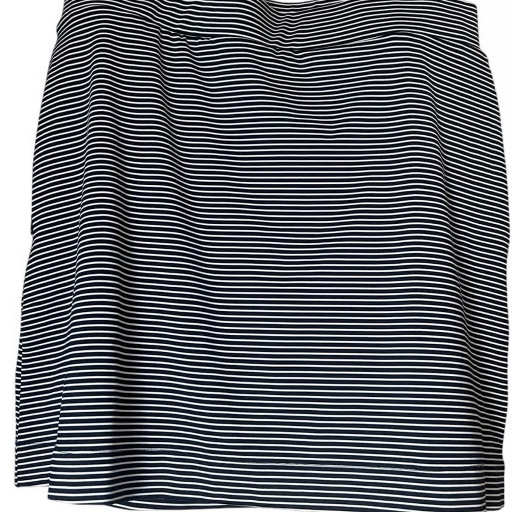 CHICO’S STRIPPED SKORT 3XL NAVY WHITE PULL-ON SKIRT SHORTS PLUS SIZE NWT - Picture 2 of 11